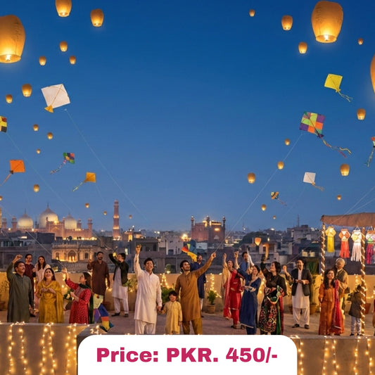 Basant Decorative Paper Lanterns – Rooftop & Night Celebration Lights