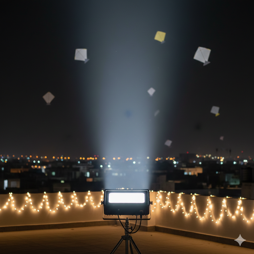 Basant Night Flying SMD Solo Flood Light – Powerful Rooftop LED Light