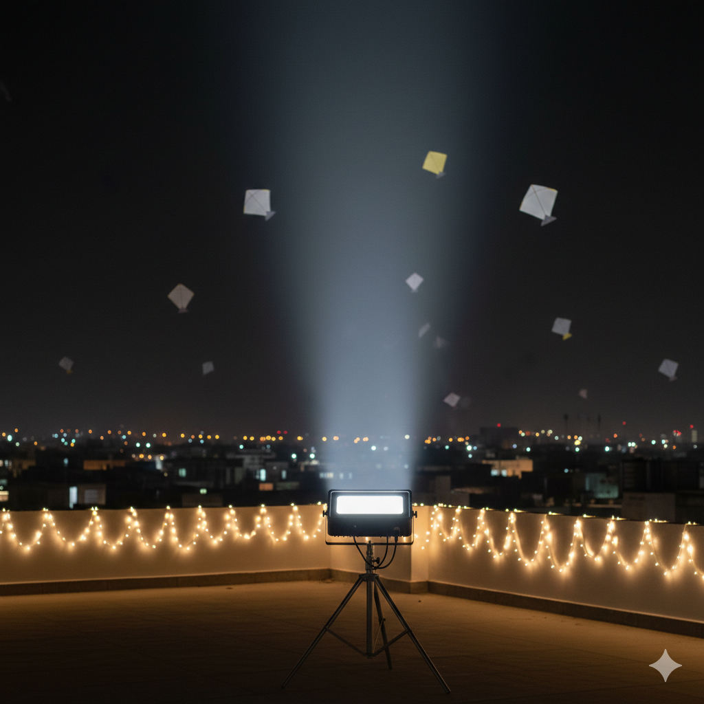Basant Night Flying SMD Solo Flood Light – Powerful Rooftop LED Light